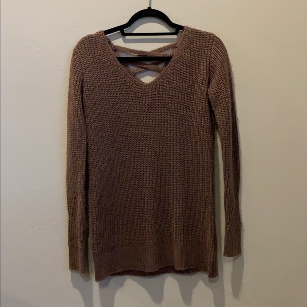 Purple sweater